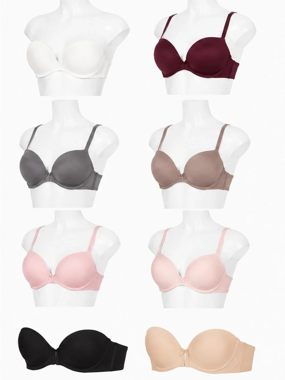 Everyday Smooth T-Shirt Bra - Multi Color Set